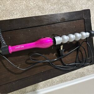 BedHead Pink and Silver Curling Wand